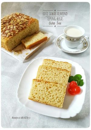 Foto resep Roti Tawar Almond Tepung Beras Gluten Free