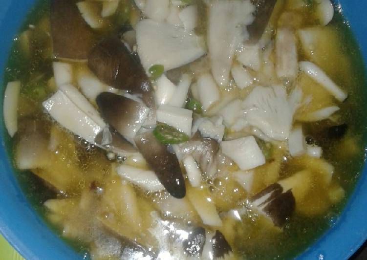 Tumis jamur sawit😊