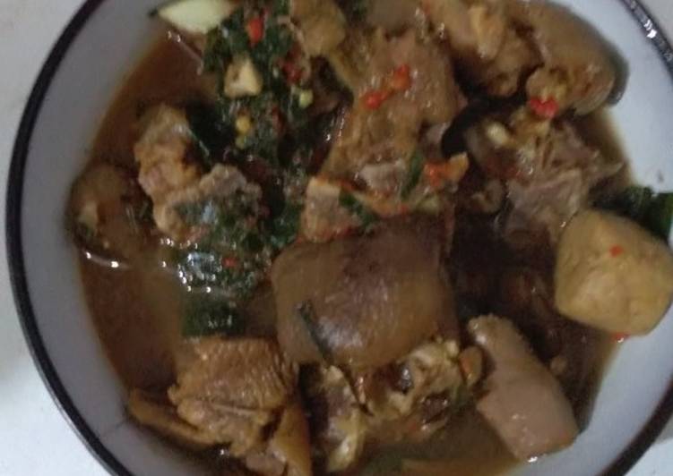 Steps to Make Quick Goat meat pepper soup