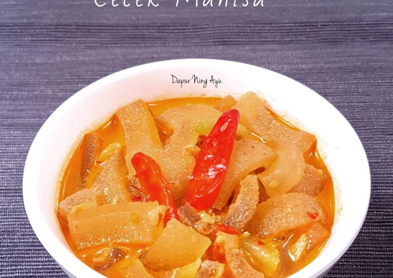 224. Sambel Goreng Cecek Manisa