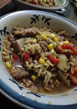 Una foto de Ramen vegano "no sé qué cocinar"