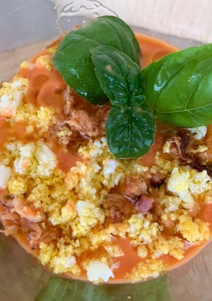 Une photo de La salmojero 🇪🇸Soupe froide de tomates