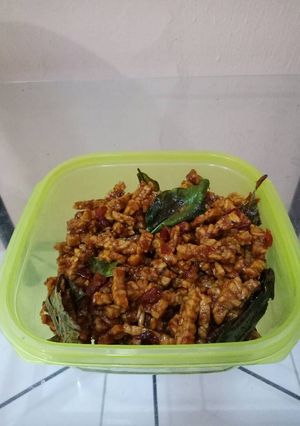 Foto resep Kering tempe pedas manis