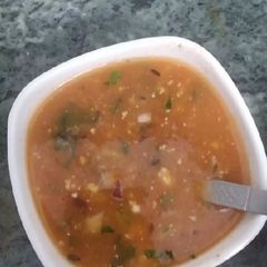 A picture of Tomato soup.