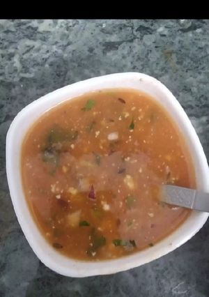A picture of Tomato soup.