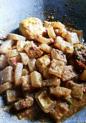 Foto resep Kikil tahu bumbu kacang