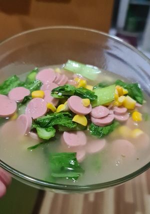 Foto resep Tumis Sawi Jagung Sosis Rebus