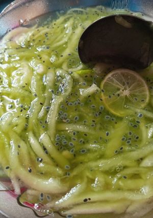 Foto resep Es kuwut melon