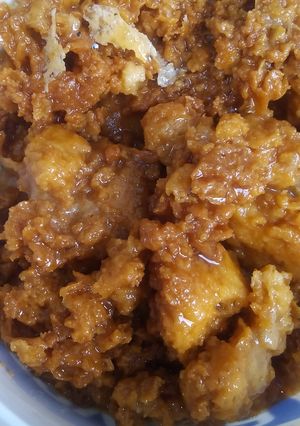 Una foto de Dulce de leche cortada