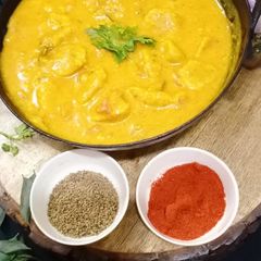 A picture of Gatte ki sabji.