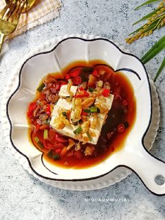 Foto resep Tahu Kukus Siram Kuah Kecap