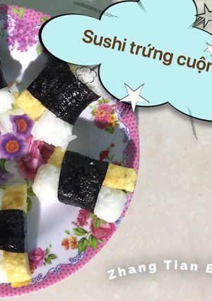 Hình của món Sushi trứng cuộn.
