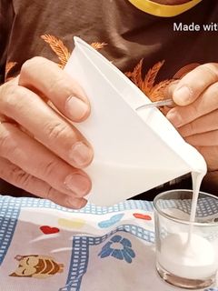 Una foto de Crema de leche casera sin lactosa