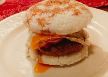 Fast Cooking Methods Beef Rice Burger Home Style Fast Cooking Methods Beef Rice Burger Home Style