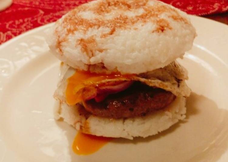 Beef Rice Burger Beef Rice Burger