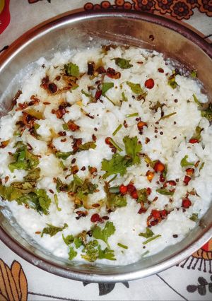 कर्ड राइस रेसिपी मुख्य फोटो