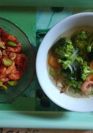 Foto resep Udang sambal pete