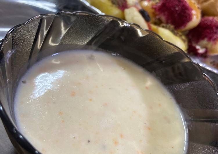 شوربة البطاطس والجزر