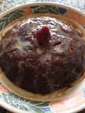 Budín de manzana al microondas