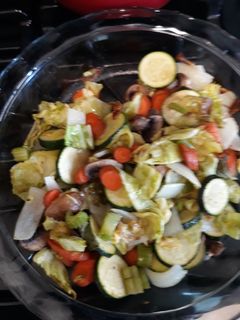A picture of Roasted Veggies.