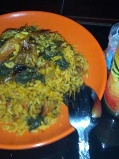 A picture of Spicy Jollof Rice.