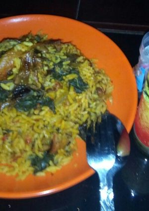 A picture of Spicy Jollof Rice.