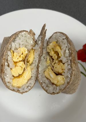 A picture of Egg & Rice Leftover Wrap.