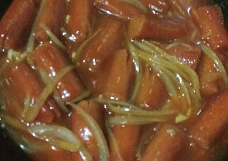 Sosis Asam Manis Pedas Praktis