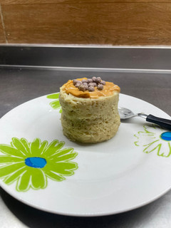 Una foto de Mug cake de banana