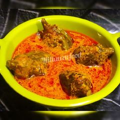 Stuffed brinjal curry A picture of Stuffed brinjal curry.
