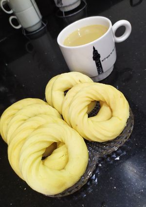 صورة لوصفة حلوة المحقن او اللمبوط🍪☕