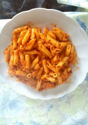 Una foto de Macarrones con Atún