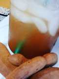 Tamarind water. Tamarindo agua fresca