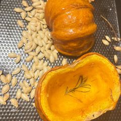A picture of Roasted pumpkin 🎃.