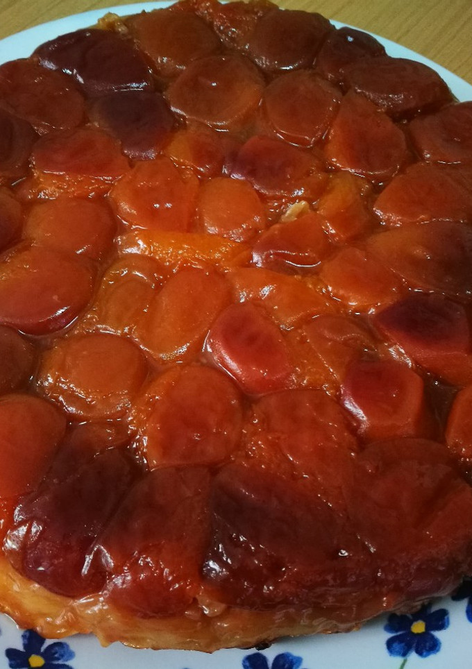 Una foto de Tarta tatin de albaricoque