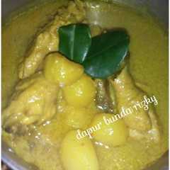 รูปของ Opor ayam kentang telur puyuh