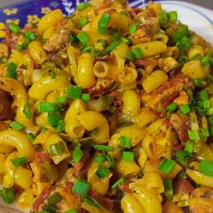 A picture of Tikka Macaroni🍜.