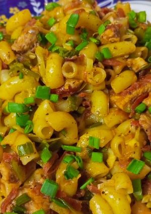A picture of Tikka Macaroni🍜.