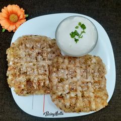 A picture of Farali Sabudana Waffle.