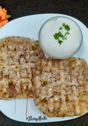 A picture of Farali Sabudana Waffle.