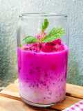 Overnight Rolled Oat Buah Naga