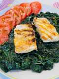 Merluzzo alla piastra con verdure
