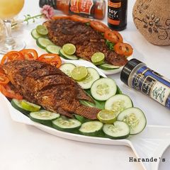 A picture of Grilled fish.