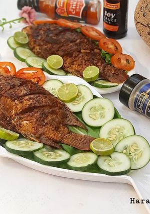 A picture of Grilled fish.