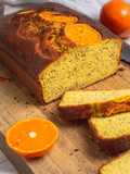 Bizcocho de mandarina y semillas de amapola