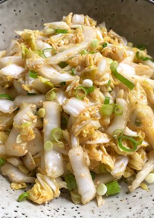 A picture of ‘Goma-ae’ Wombok Sesame Salad.