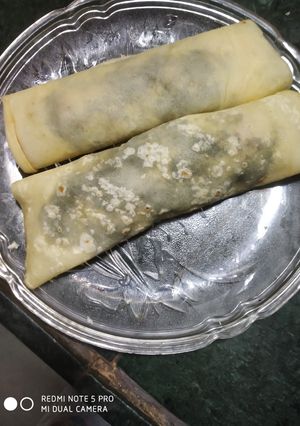 A picture of Potato cheese frankie.