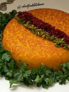 عکسی از دستور ته چین مرغ