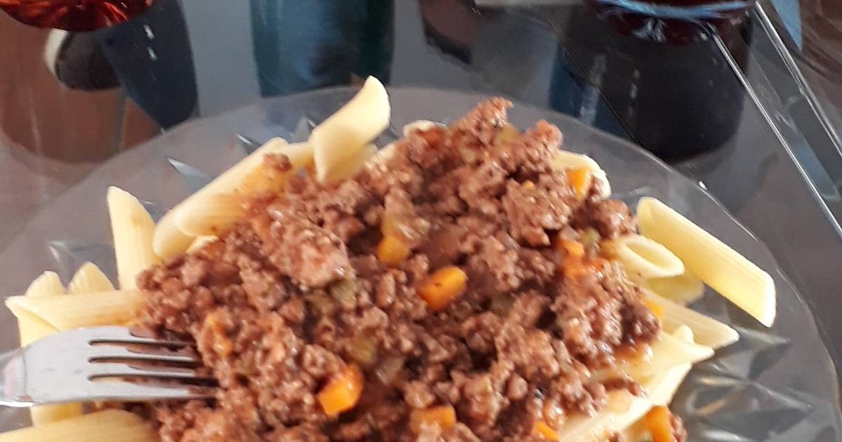 Pasta con carne molida de italia 3.495 recetas caseras Cookpad