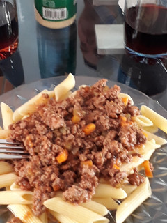 Una foto de Pasta a la boloñesa